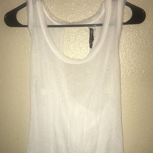 Rag And Bone Knit White Tank Top